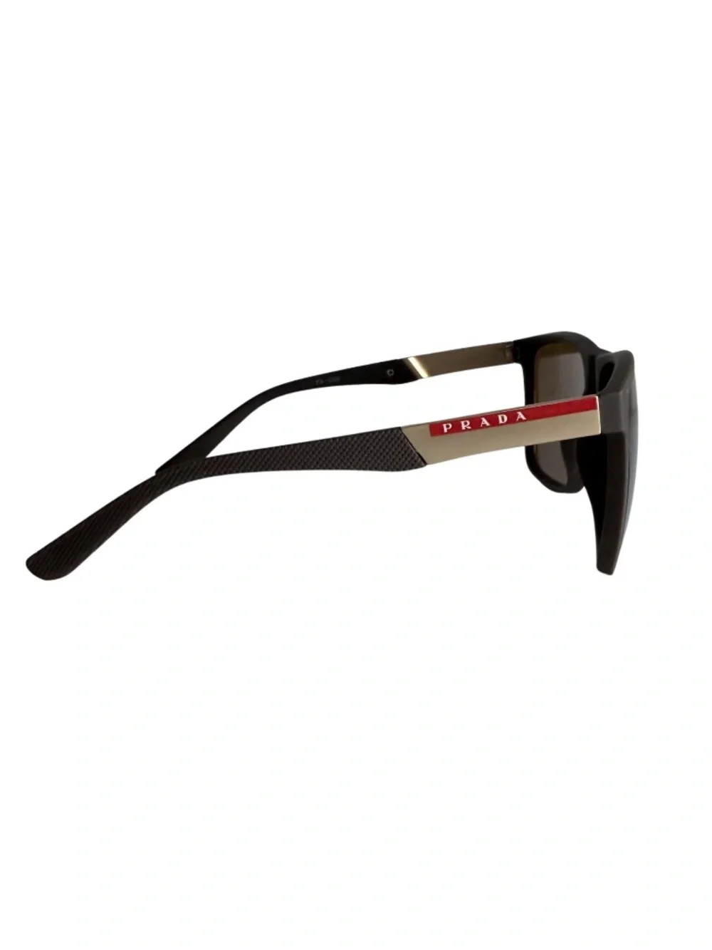 Designer-Inspired Black Oversized Sunglasses | Red Accent Arms